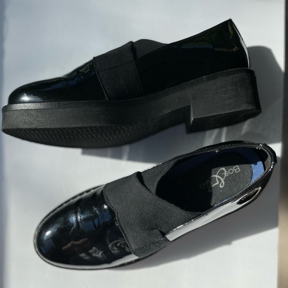BOS & Co studded patent leather loafer / oxford 39 us8 - Picture 4 of 15